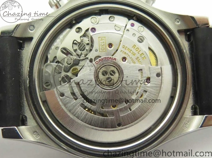 MiroTime 0217 Daytona 116519 Noob 1:1 Best Edition 904L SS Case Gray Black Dial on Black Rubber Strap SA4130 (Free Extra Strap) Durable 3336